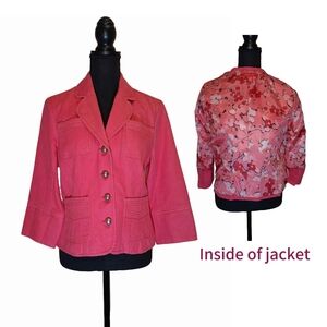 A | Line Vintage Pink Jacket/Blazer SIZE 6